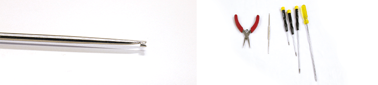 バネ掛け／分解に使用する工具