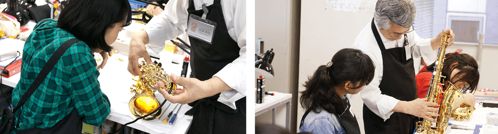 サックスリペア授業