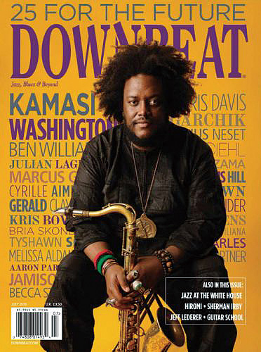 アメリカで最も権威のあるジャズ専門誌「ダウンビート」で「ジャズの未来を担う25人」に選出され表紙を飾ったカマシ