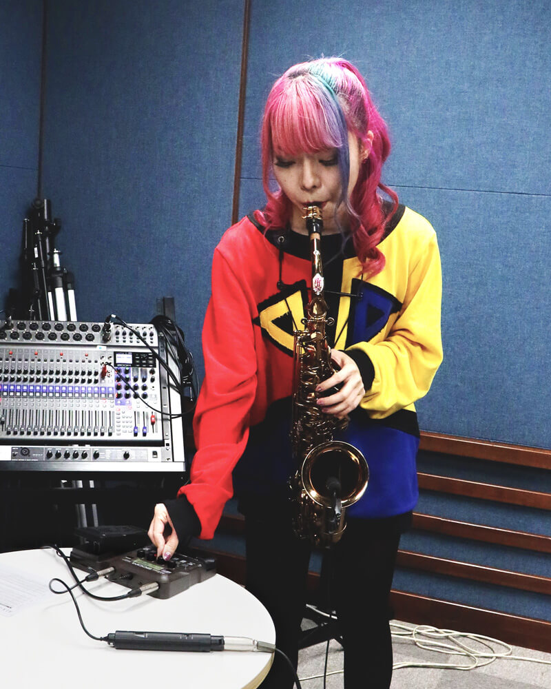 エフェクトの加減は直感的に調整ができる